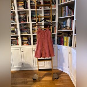 Old Navy—Coral Pink Button Down Skater Dress—NWOT